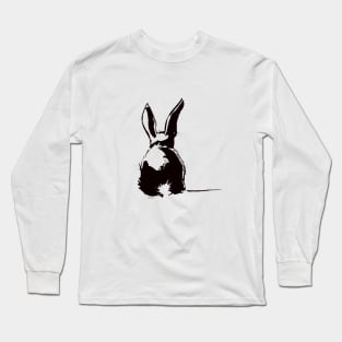 Black Bunny back Long Sleeve T-Shirt